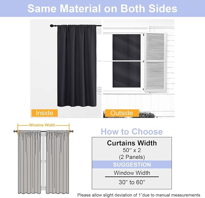 Simplebrand Ava Blackout Extra Long 10ft Curtains - Image 8
