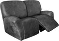 ANARACHON Loveseat Recliner Cover Leather Look Recliner Loveseat Covers by ANARACHON