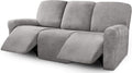 ULTICOR Velvet 8-Pieces Recliner Sofa Covers Stretch Reclining Couch Covers by ULTICOR