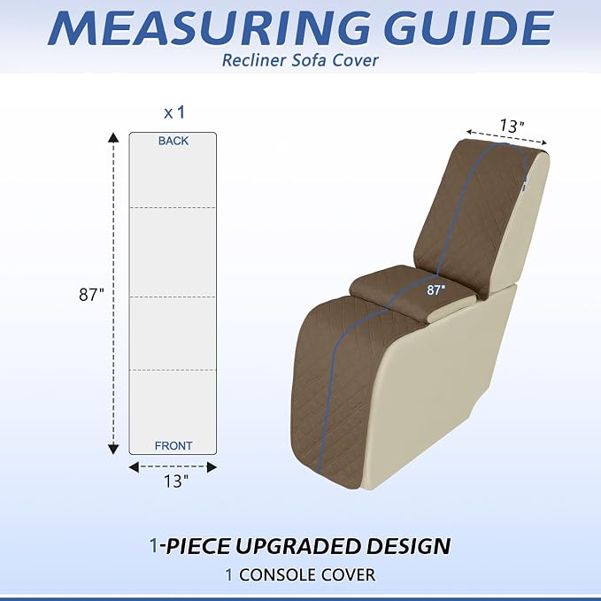 Arfntevss Recliner Sectional Couch Covers 1OO% Waterproof L Shape Sofa Cover - Image 2