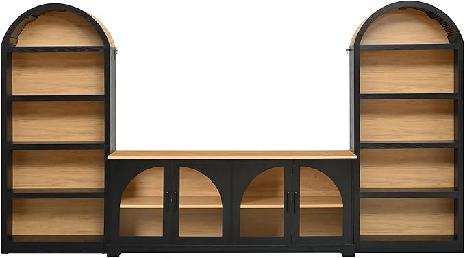 Merax Vintage Farmhouse TV Stand Set - Image 7
