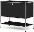 Metal Sidetable with Flap Door, 27.5" Height by SIMPLINK