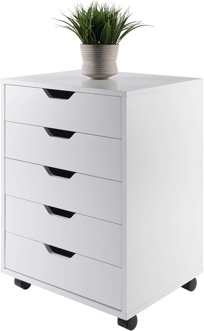 Winsome 10519 Halifax 5-Drawer Composite Wood Cabinet - Image 9