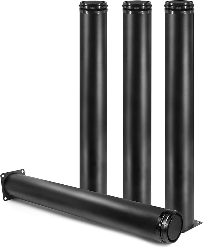 16 Inch Metal Furniture Legs Stainless Steel Adjustable Legs Black Metal Legs by Masendelk