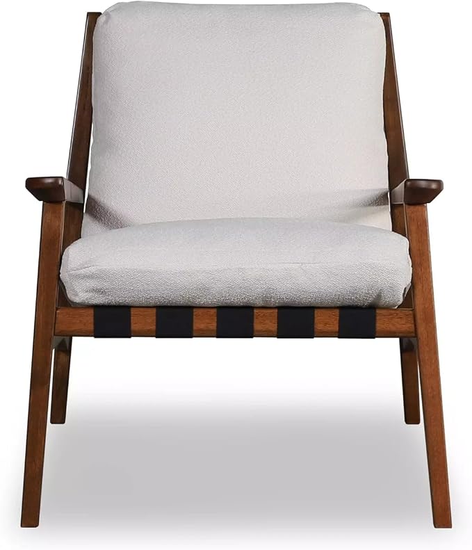 Grain Wood Furniture Solid Wood Mid Century Lounge Chair - Image 6