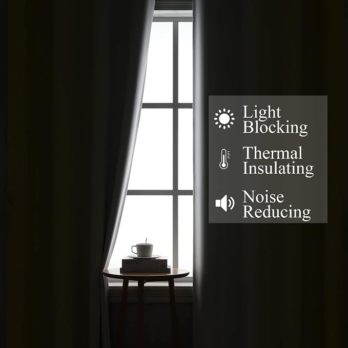 Estelar Textiler Room Darkening Gradient Blackout Curtains 72 Inch Length 2 - Image 3