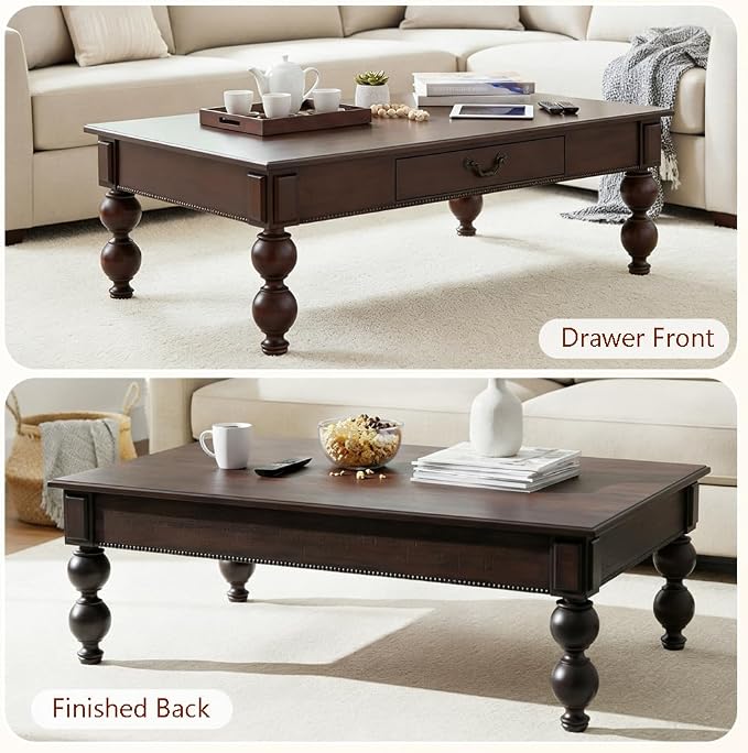 Retro Traditional Coffee Table - Image 7