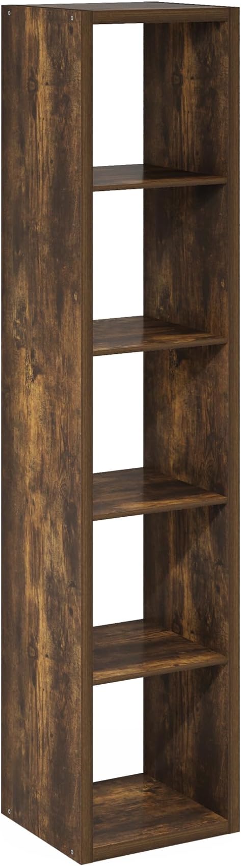 Furinno Cubicle Book Shelf, Vertical 5-Cube Bookshelf, Extra Thick Horizontally - Image 11