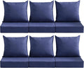 Outdoor Deep Seat Cushion Set, 24x24 Inch Water-Resistant & Fade-Resistant by MuaMelop