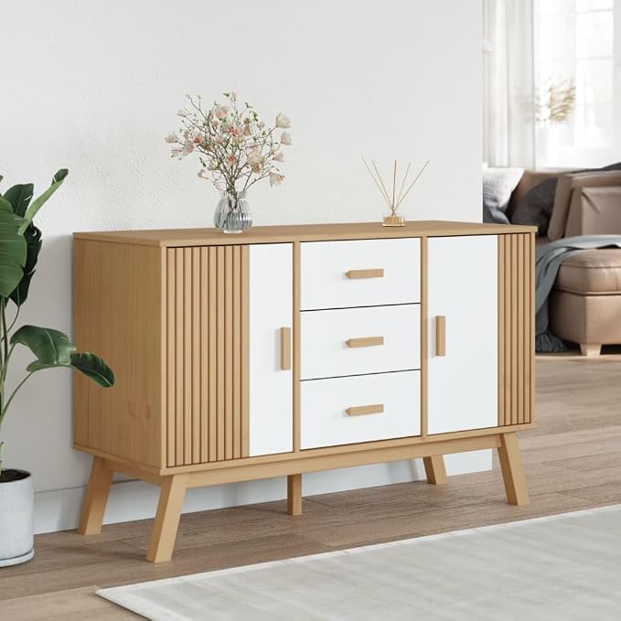 Scandinavian Sideboard with Drawers and Doors - Image 3