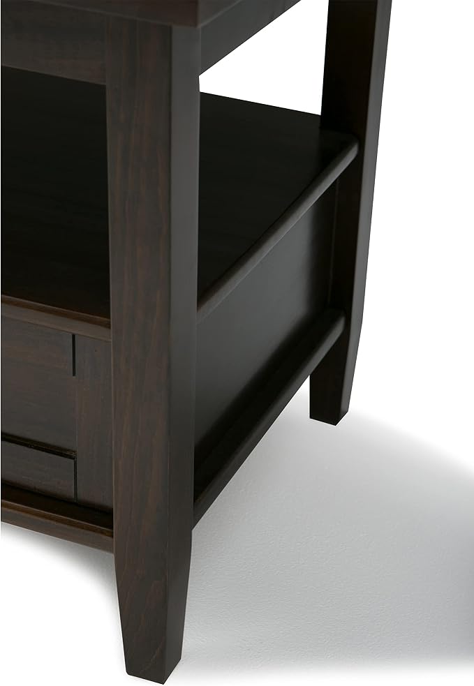 SIMPLIHOME Warm Shaker Solid Wood 20 inch Wide Transitional-Style End Tables in - Image 5