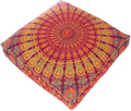 Mandala Floor Pillow Cover Meditation Cushion Seating Throw Hippie Round by EyesofIndia