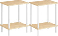 HOOBRO End Tables Set of 2, Small Side Table, Nightstand by HOOBRO