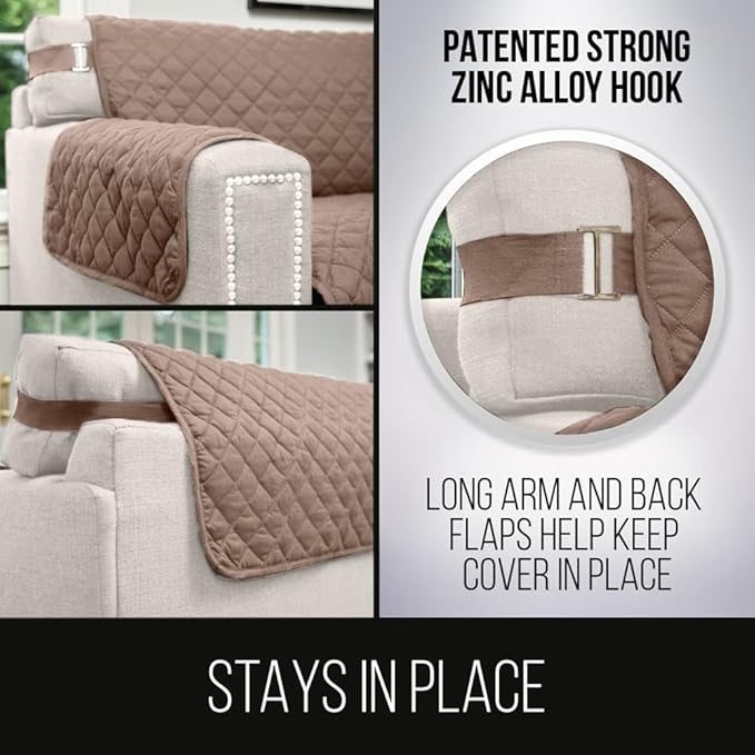 Sofa Shield® Couch Slip Covers for Dogs, Reversible Furniture Protector - Image 4