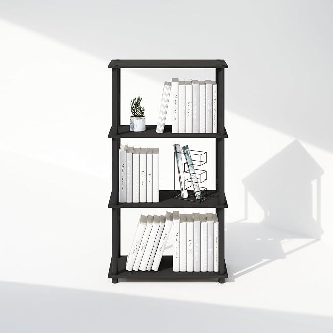 Furinno Turn-N-Tube Book Shelf, 4-Tier Bookshelf, Bookcase - Image 7