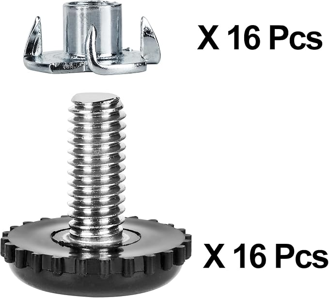 Stainless Steel Screw Furniture Leveling Feet 5/16-18 Screw in Threaded - Image 7