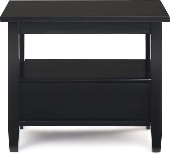 SIMPLIHOME Warm Shaker Solid Wood 14 inch Wide Transitional-Style Narrow Side - Image 4
