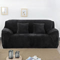 vctops 4 Seater Velvet Plush Stretch Sofa Slipcover 1-Piece Sofa Cover by vctops