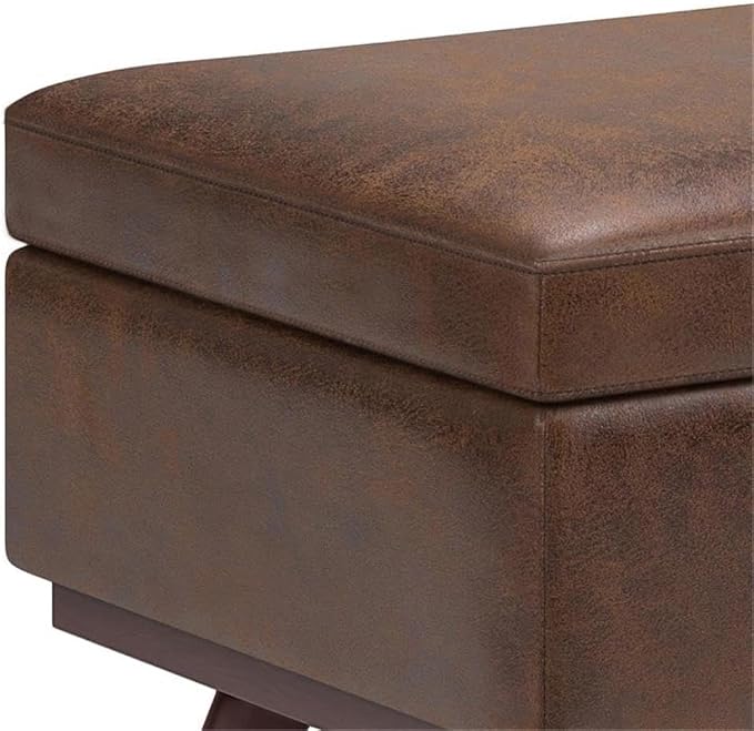 SIMPLIHOME Owen Lift Top Coffee Table Storage Ottoman - Image 9