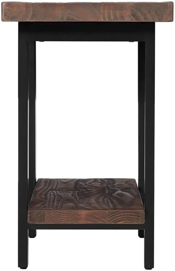Alaterre Furniture Pomona Living Room 2-Tier Solid Wood End Table - Image 11