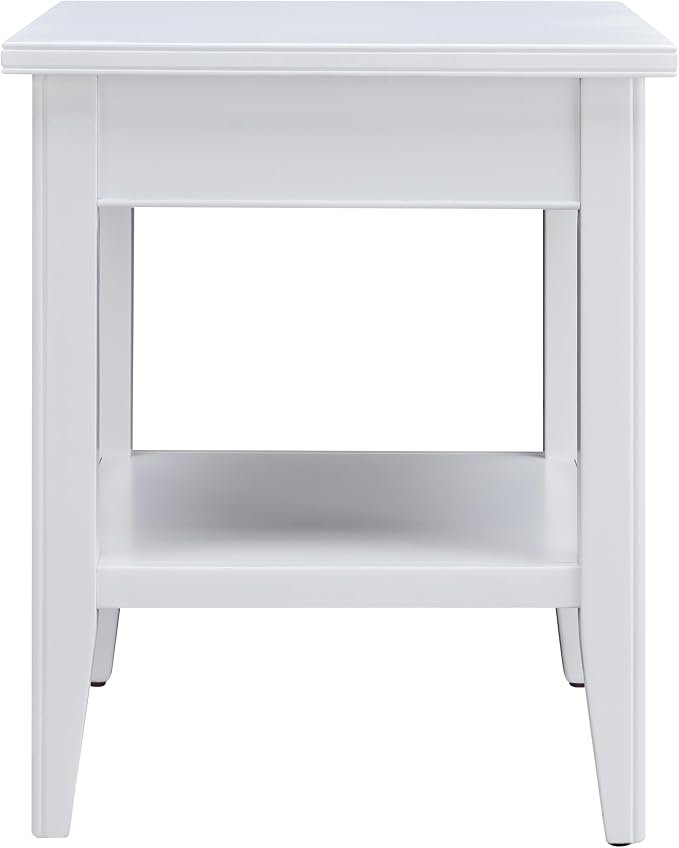 Leick Home Laurent 20 in. Solid Wood End Table - Image 6