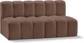 Meridian Furniture 101Brown-S2A Arc Collection Modern | Contemporary Modular by MeridianFurniture