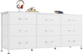 WLIVE 54''W Dresser for Bedroom, 65 inch TV, Wide Chest of Drawers by WLIVE