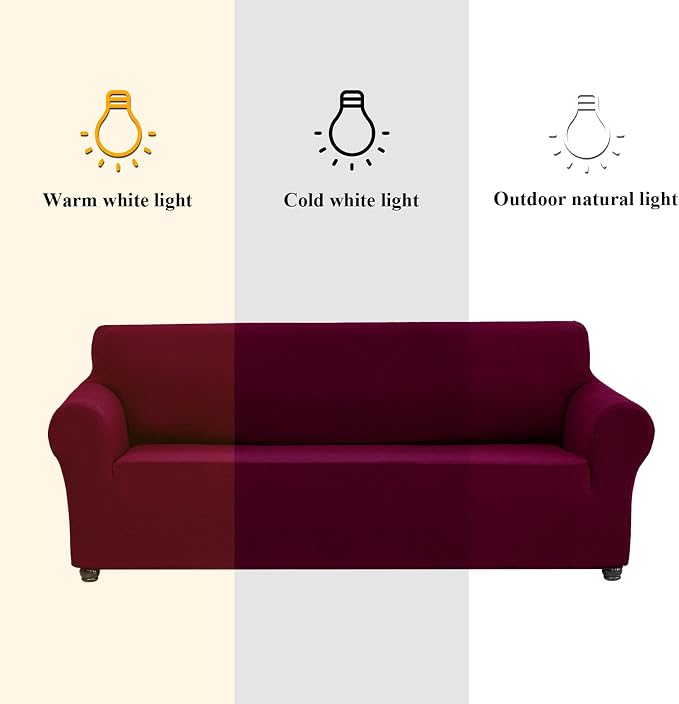 Joccun Christmas Stretch Couch Cover Slipcovers, 1-Piece Sofa Covers - Image 3