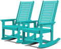 GREENVINES Outdoor Rocking Chairs | Set of 2 | Porch Rocker | HDPE Plastic | by GreenVines