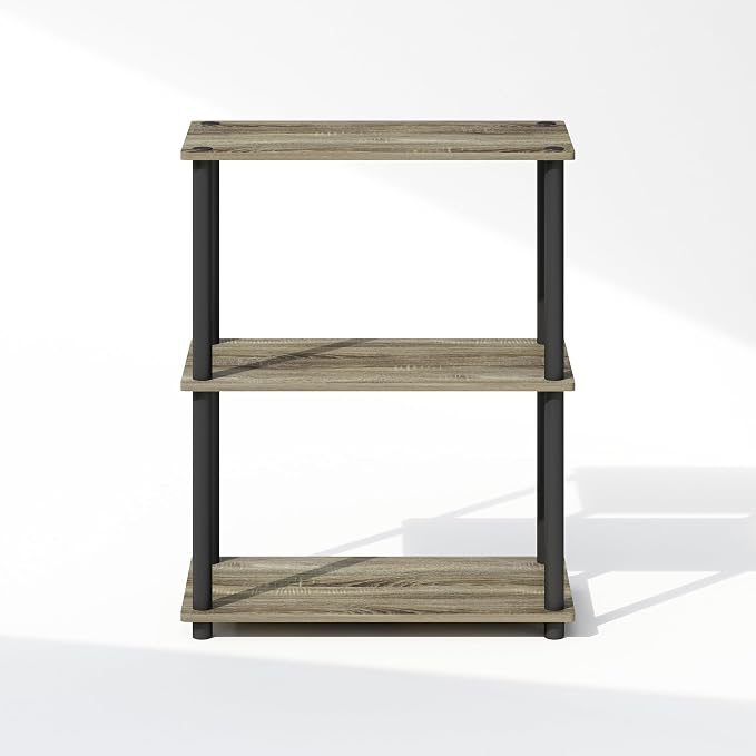 Furinno Turn-N-Tube Book Shelf, 3-Tier Bookshelf, Bookcase - Image 5