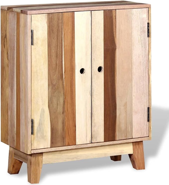Sideboard Cabinet with 2 Doors, Reclaimed Wood Storage Console Table - Image 6