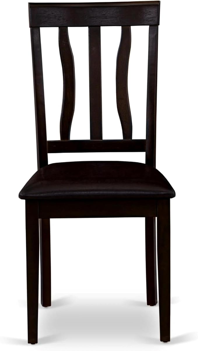 East West Furniture ANC-CAP-LC Antique Dining Chairs - Image 4