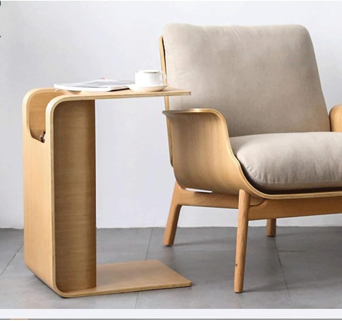 Nordic Solid Wood Sofa A Few Angle Mini Small Tea Table is Contracted While - Image 4