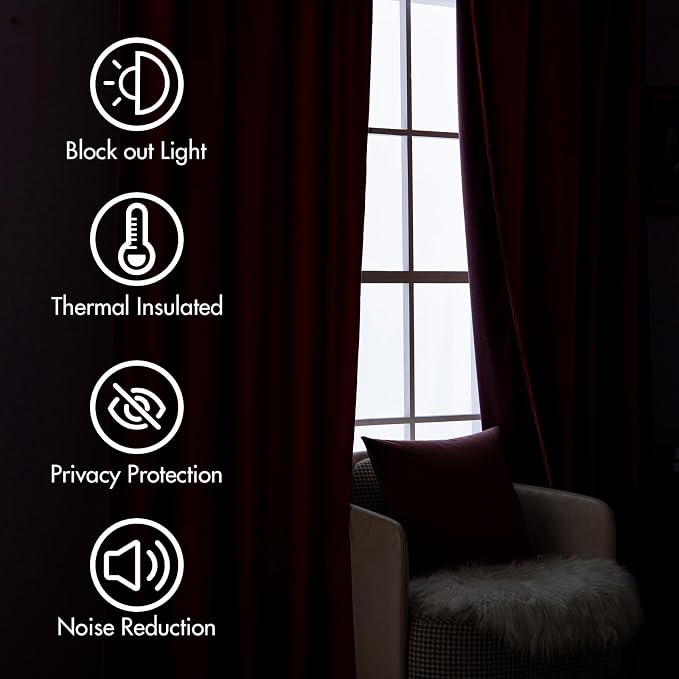 MIULEE Velvet Curtains 90 inches - Image 4