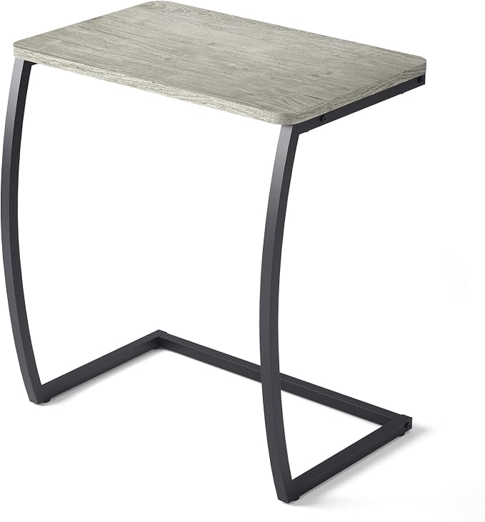 SRIWATANA Side Table, End Table, Vintage C-Shaped Couch Table by SRIWATANA