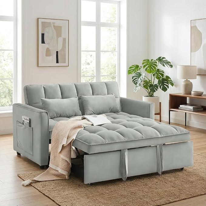 Convertible Sofa Bed, Pull Out Couch - Image 3