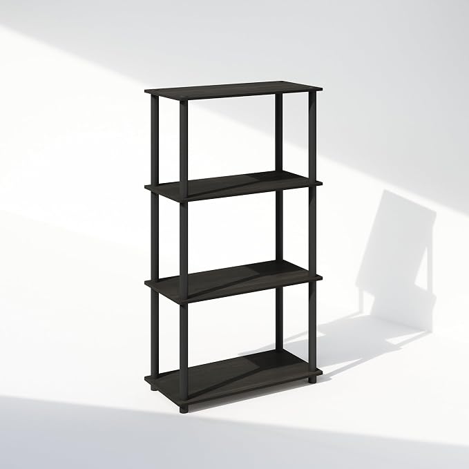 Furinno Turn-N-Tube Book Shelf, 4-Tier Bookshelf, Bookcase - Image 6