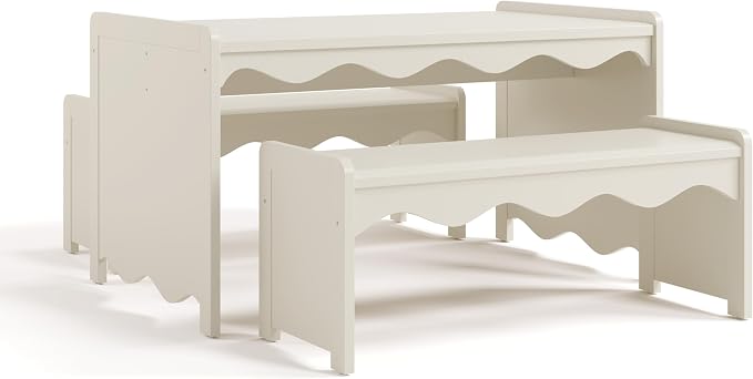 Storkcraft Casablanca Montessori Indoor Kids Table & Bench Set – Premium Kids by Storkcraft
