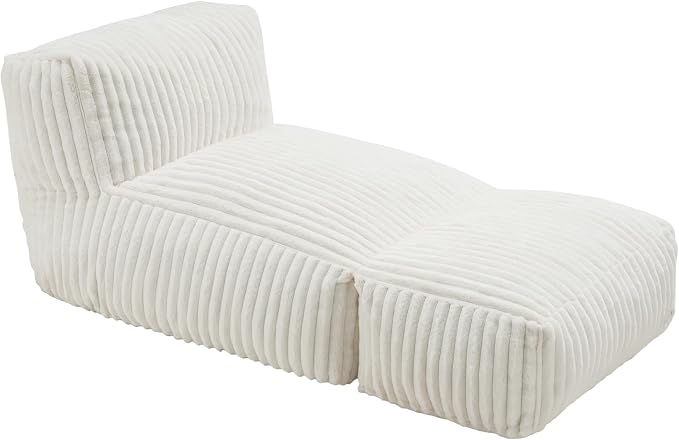 Hobestluk Big Bean Bag Lounger Chairs Large Beanbag Chair - Image 8