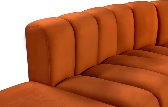 Meridian Furniture 103Cognac-S7A Arc Collection Modern | Contemporary Modular - Image 9