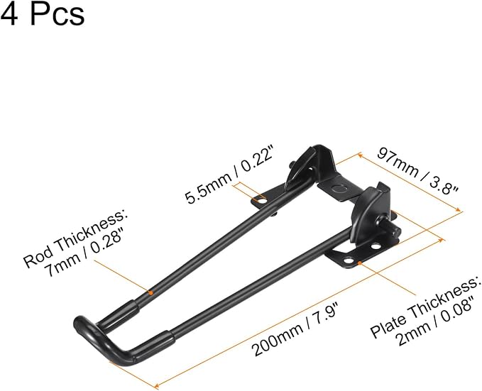 uxcell Folding Table Legs - Image 2