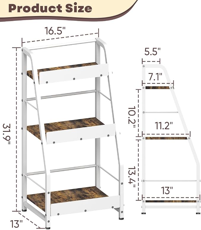 3-Tier Liquor Stand for Home Bar, Trapezoid Freestanding Whisky Bottle Holder - Image 4