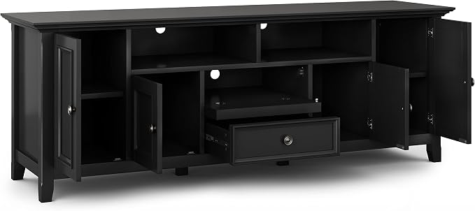 SIMPLIHOME Amherst TV Stand and Bookcase Bundle - Image 2