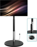 Floor Mobile TV Stand with Power Outlet, Rolling TV Cart by LLDEPLL
