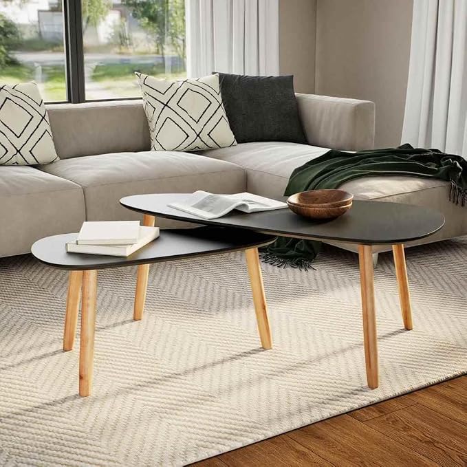 Scandinavian Style Coffee Table Set by KTHLBRH