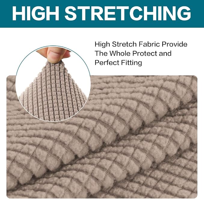 Turquoize Stretch Sofa Slipcover 2 Pieces Sofa Cover Couch Cover - Image 5