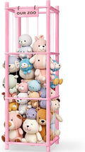 Woodure Stuffed Animal Storage & Organizer, Wooden Cute Zoo Toy Holder by CraftingNatureandComforts