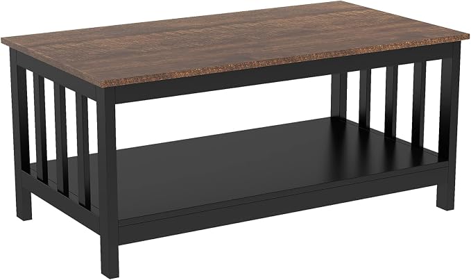 ChooChoo Farmhouse Coffee Table, 40 Inch - Image 3