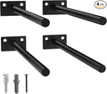 LEOPO 4-Pack 10 inch Floating Shelf Brackets, Hidden Shelf Bracket by FinestHomeDecor