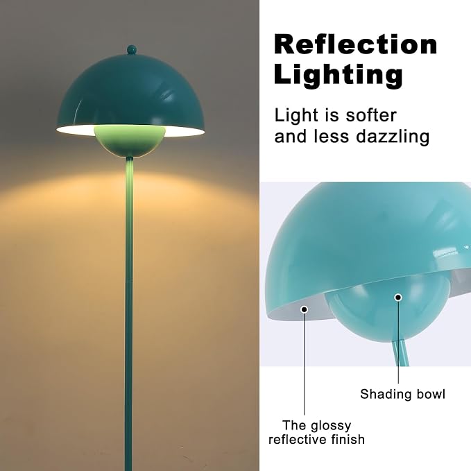 COSYLUX Modern Floor Lamp for Living Room, Industrial Tall Standing Lamp for - Image 4